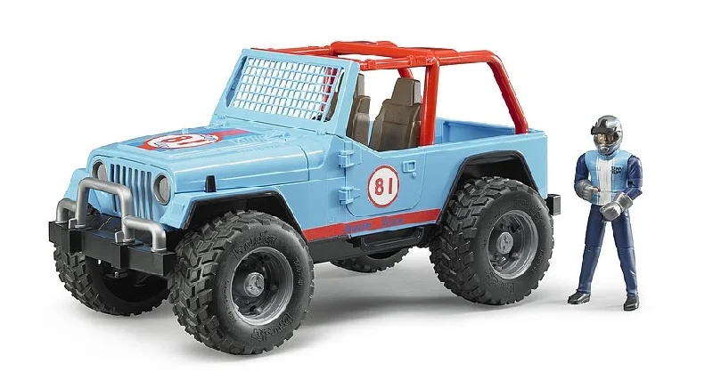 bruder Jeep Cross Country Racer mit Fahrer