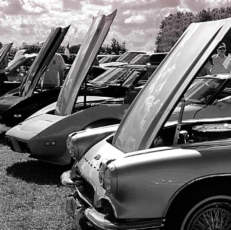 Car Bonnets Blank Any Occasion Greeting Card