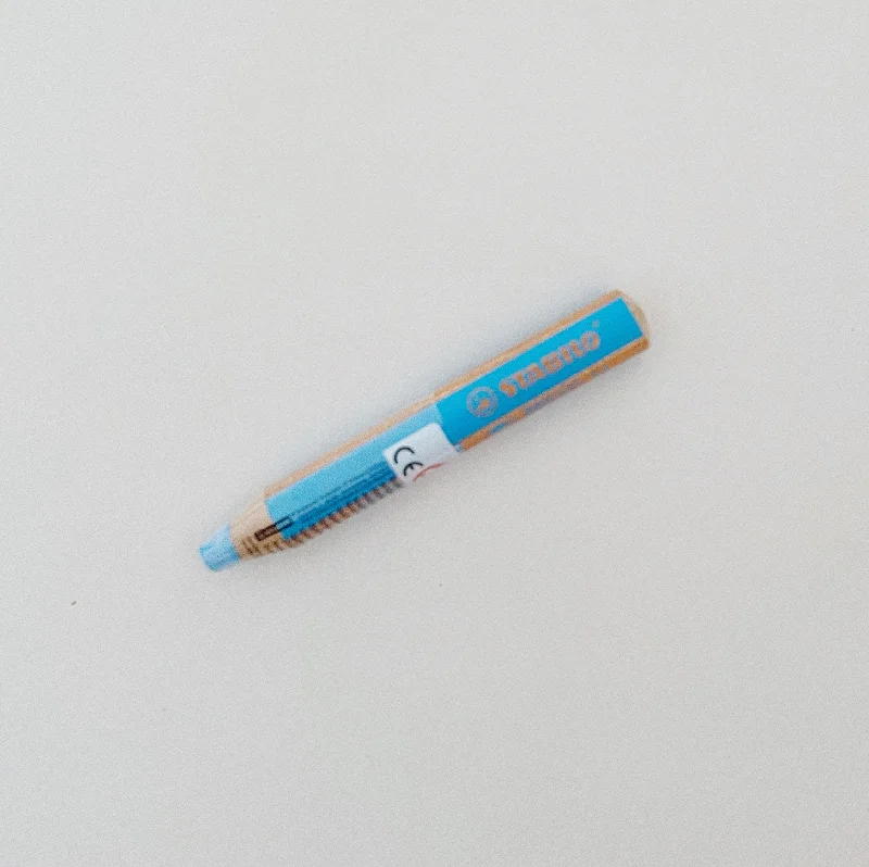 Cyan Blue Stabilo Crayon