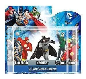 DC 3-Pack Figure Set (Flash, Batman, Green Lantern)