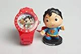 DC Superman Watch & Figurine Set