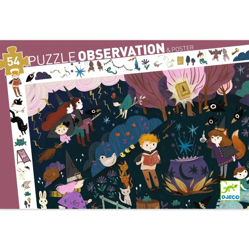 Djeco "Sorcerer's Apprentices" 54pce Observation Puzzle