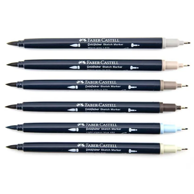 Faber-Castell Goldfaber Sketch Dual Markers Set (Architecture)