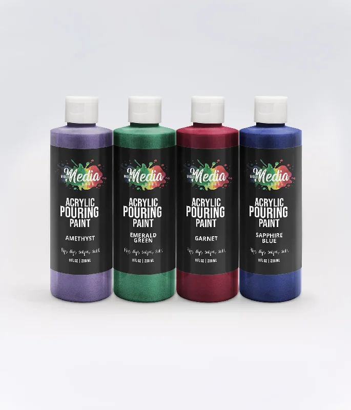 Gemstones Set – 8 Ounce Acrylic Pouring Paint Sets PRE-ORDER