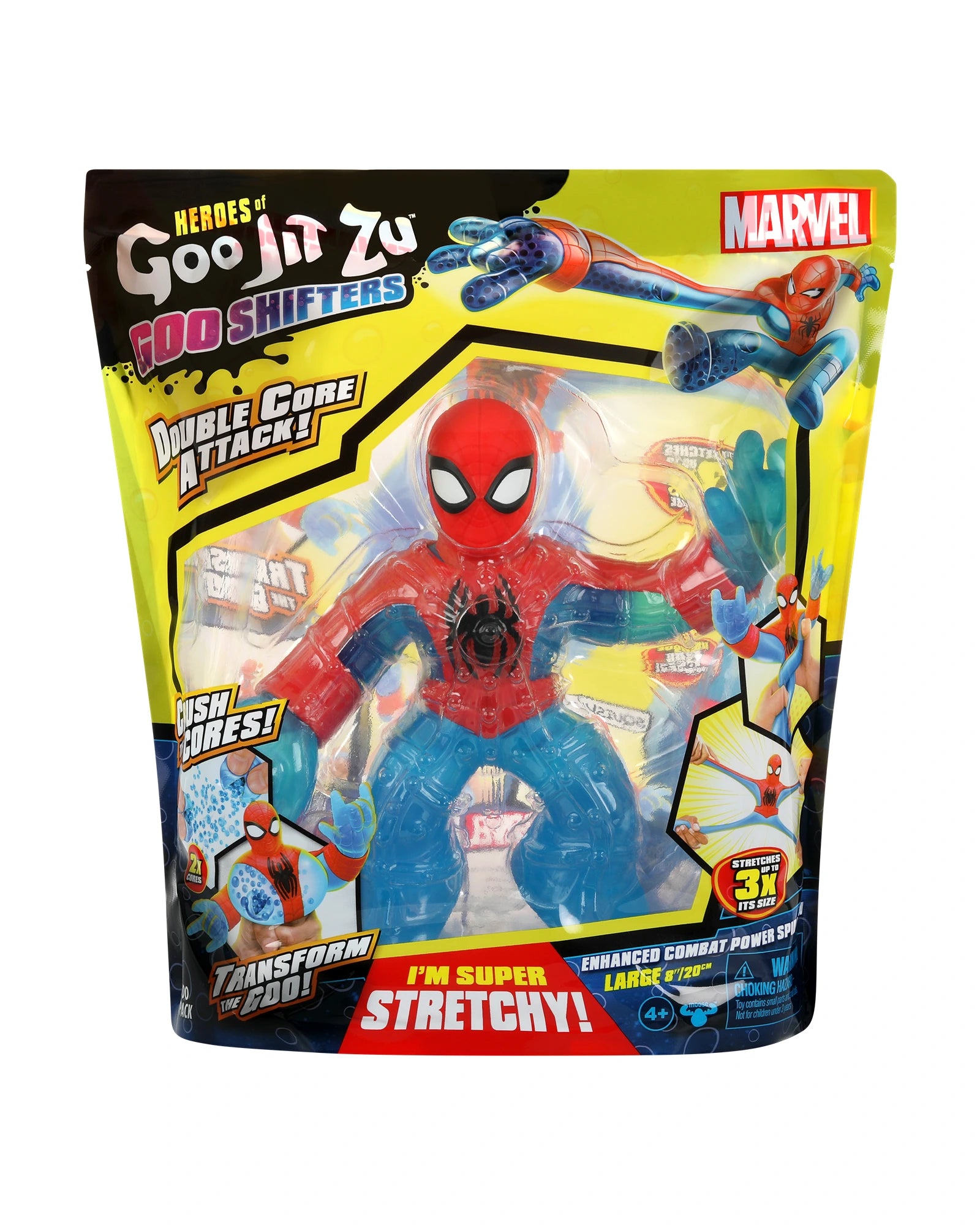 Heroes Of Goo Jit Zu Marvel S7 Goo Shifters Supagoo Hero Pack Spider-Man - Assorted