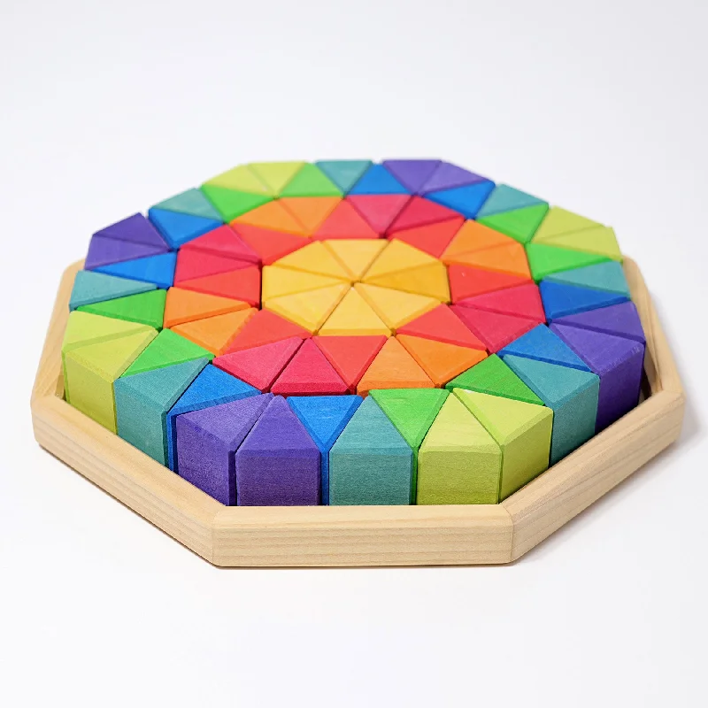 Large Octagon Block Puzzle - Grimm's Wooden Toys