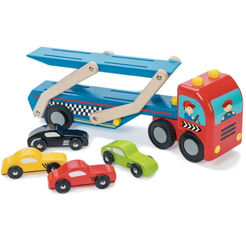 Le Toy Van Race Car Transporter Set