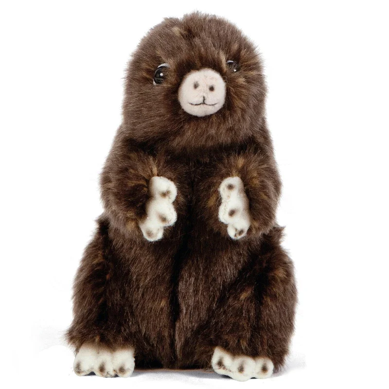 LIVING NATURE 14cm Mole Sitting Plush