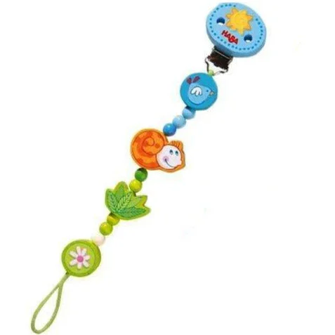 Snail Pacifier and Toy Clip