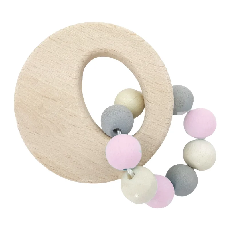 Natural Rosa Round Rattle