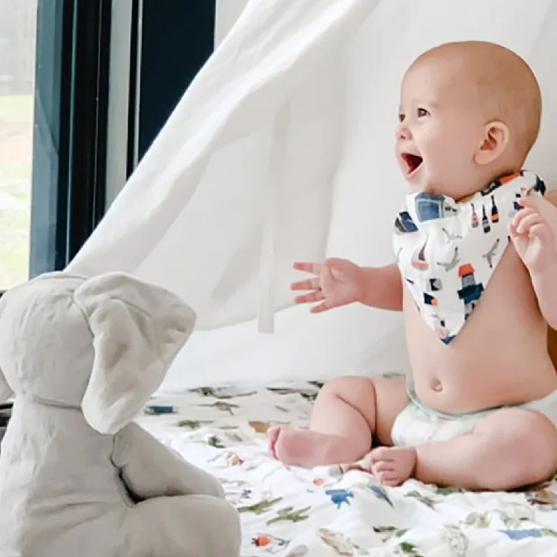 Nautical Muslin Bandana Bib