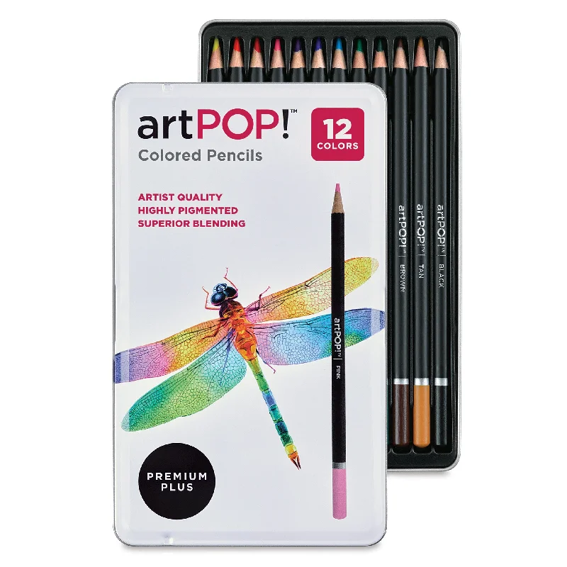 Premium Plus Colored Pencils - Set of 12