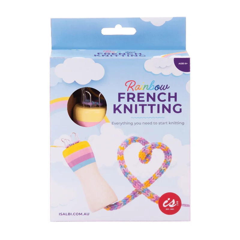 Rainbow French Knitting