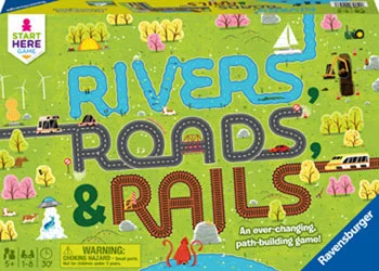 Ravensburger "Rivers, Roads & Rails" Game