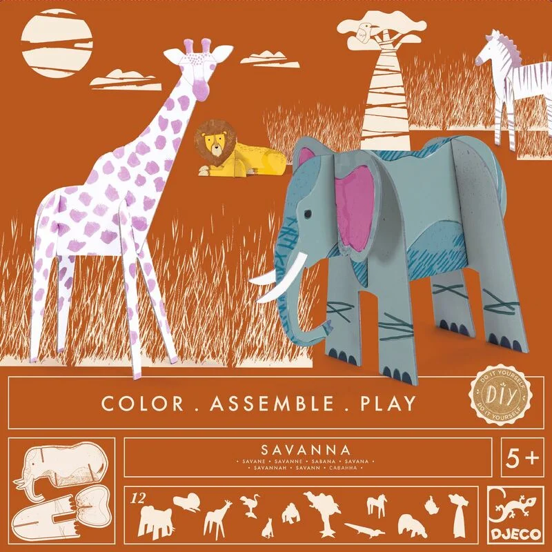 Savanna Colour, Assemble & Play