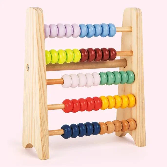 Wooden Montessori Slide Rule Abacus - Small