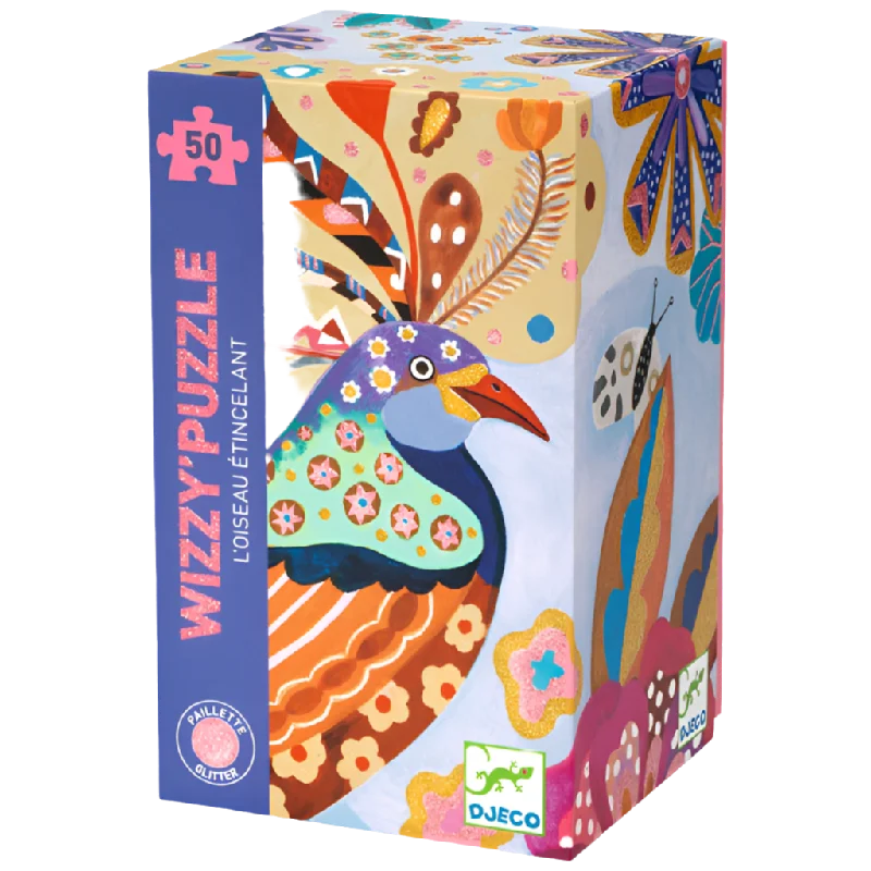 Sparkling Bird 50-Pc Wizzy Puzzle