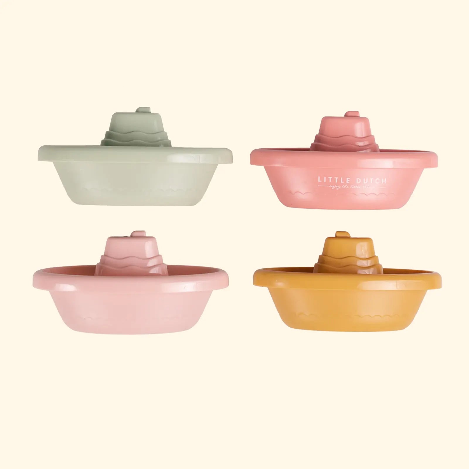 Stacking Bath Boats - Pink