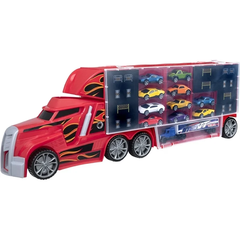 Teamsterz Stunt Transporter 10 Cars