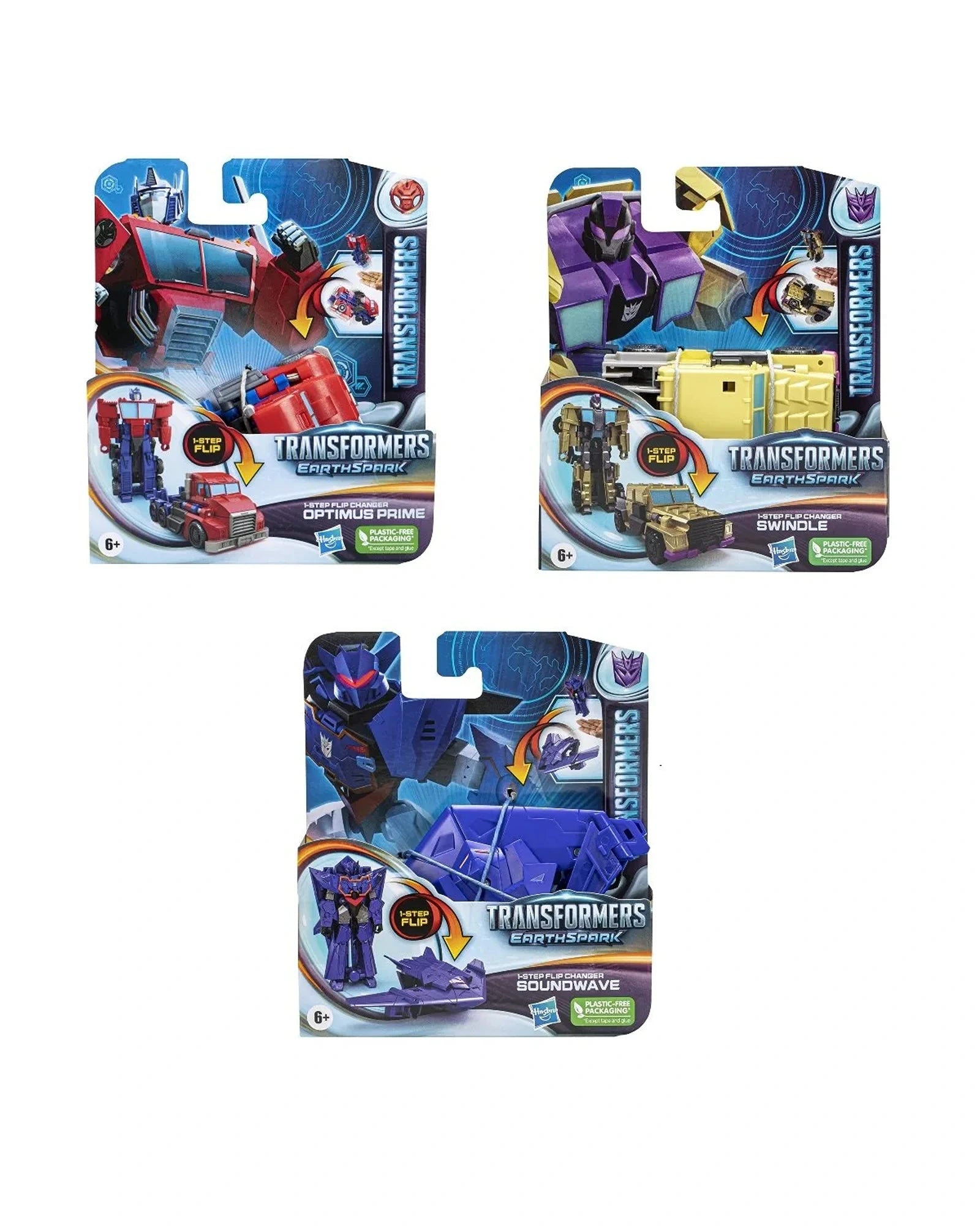 Transformers Earthspark 1 Step Flip - Assorted