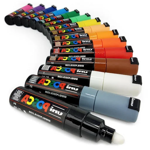 Uni Posca Paint Marker 4.5mm Bullet Tip Pen (PC-7M)