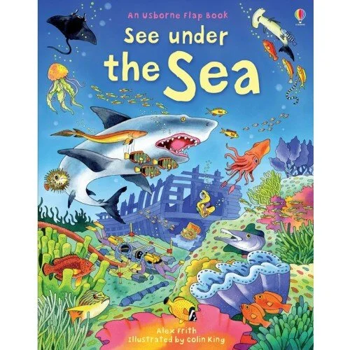 Usborne See under the Sea 海底世界 深入認識百科翻翻書