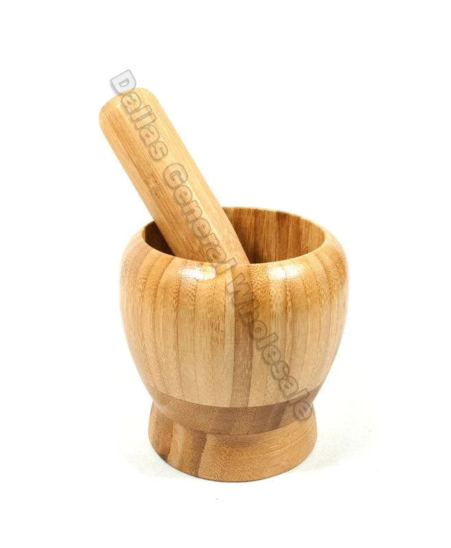 Wooden Mortar and Pestle Set Wholesale