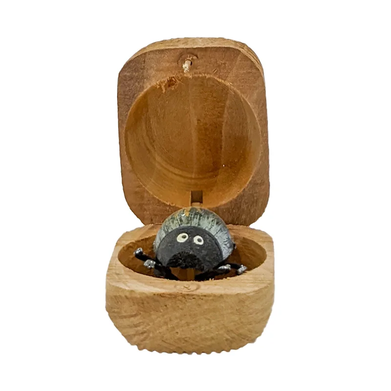 Wooden Bug Box Keychain