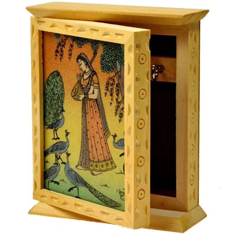 Wooden Key Stand with Gemstone Painting (Sold By 10 PCS)