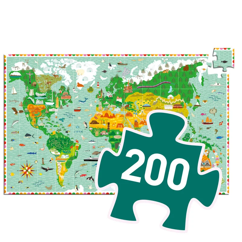 World Monuments Puzzle + Booklet 200pc