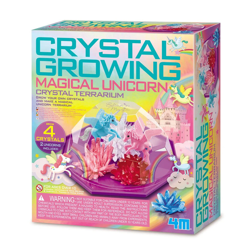 4M Crystal Growing - Magical Unicorn Crystal Terrarium