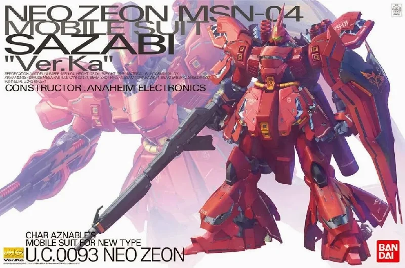 Bandai: Gunpla - MG - #175 MSN-04 Sazabi (Ver. Ka) 1/100