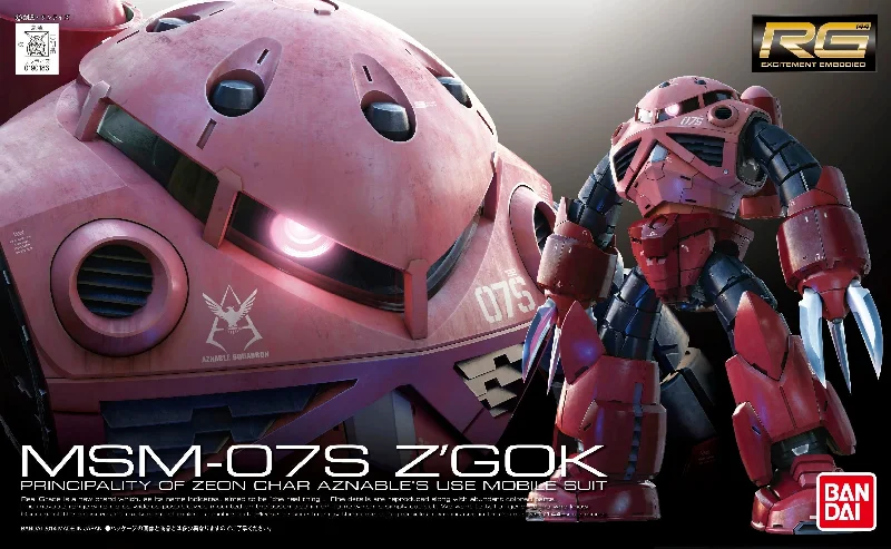 Bandai: Gunpla - RG - #16 MSM-07S Z'Gok (Char Aznable's Use) 1/144