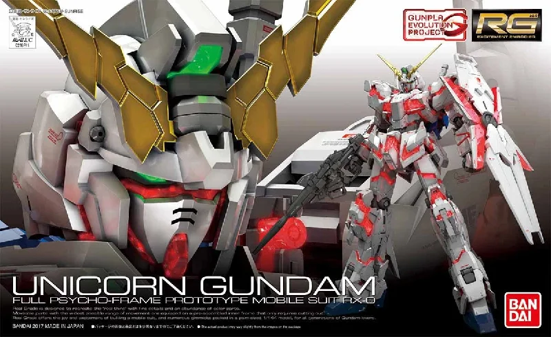 Bandai: Gunpla - RG - #25 RX-0 Unicorn Gundam 1/144