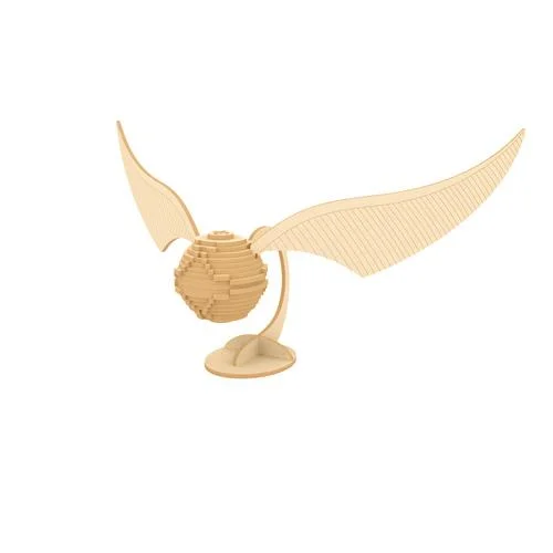 Harry Potter Golden Snitch 3D Wooden Model