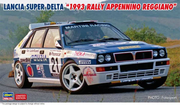 Hasegawa - 1993 Lancia Super Delta "Rally Appennino Reggiano" 1/24