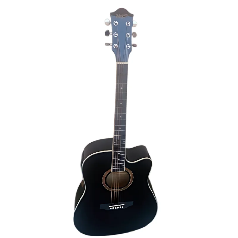 Magical 6-Steel String Acoustic-Electric Guitar - Black