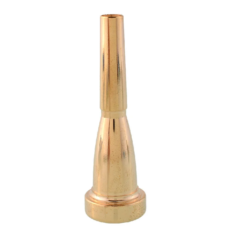 Music Trumpet Mouthpiece Gold 3C Golden Practice For Bach Beginner School Student Alloy High