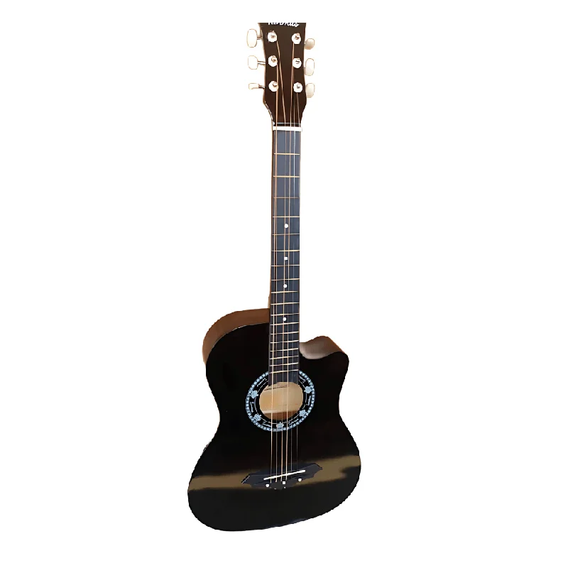 Tanmus 038C 6-Steel String  Acoustic Guitar - Black