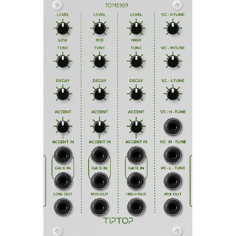 TipTop Audio TOMS909 Tom Drum Eurorack Module (16 HP)