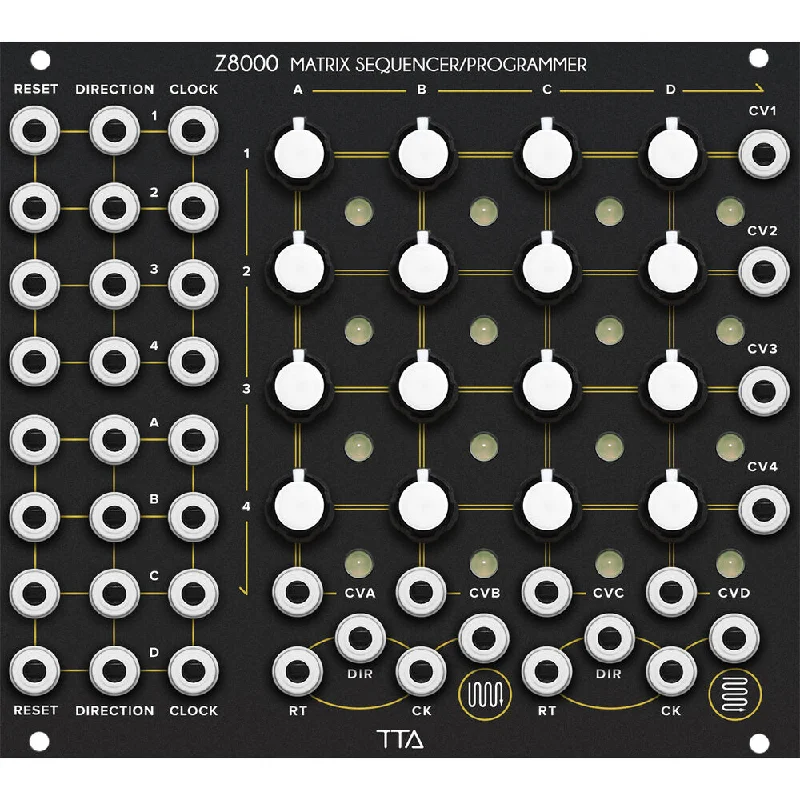 TipTop Audio Z8000 Matrix Sequencer/Programmer Eurorack Module (28 HP, Black)